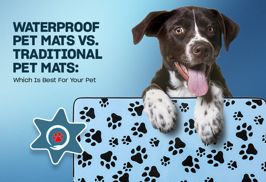 waterproof vs.traditional pet mats