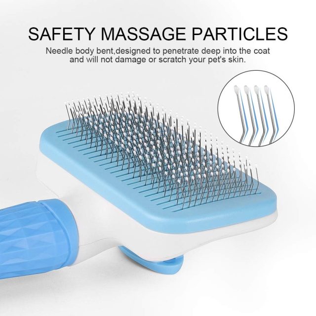 Self-Cleaning Slicker Brush for Dogs & Cats - Image 4