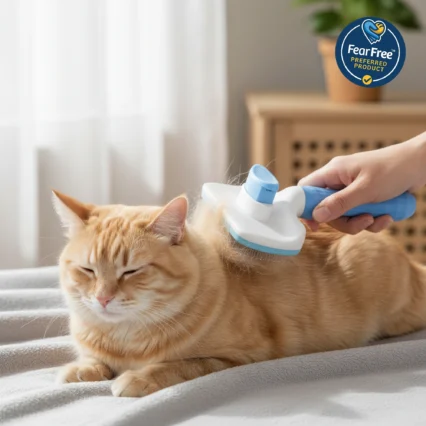 Self-Cleaning Slicker Brush for Dogs & Cats