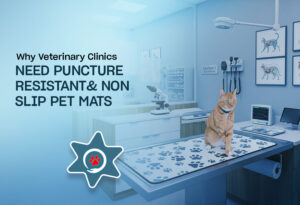 Why Veterinary Clinics Need Puncture-Resistant & Non-Slip Pet Mats?