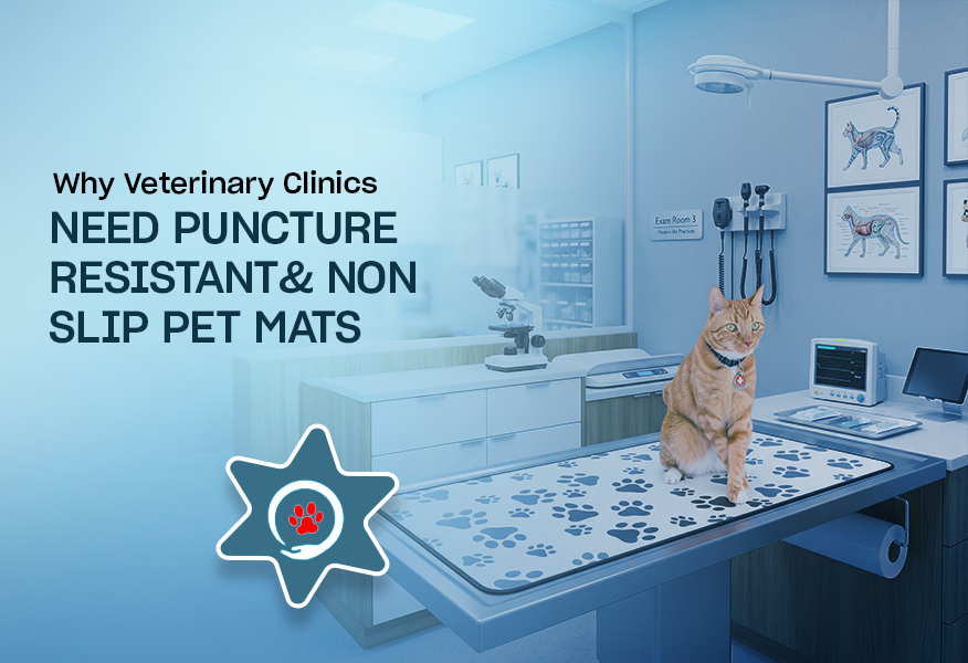 Why Veterinary Clinics Need Puncture-Resistant & Non-Slip Pet Mats?